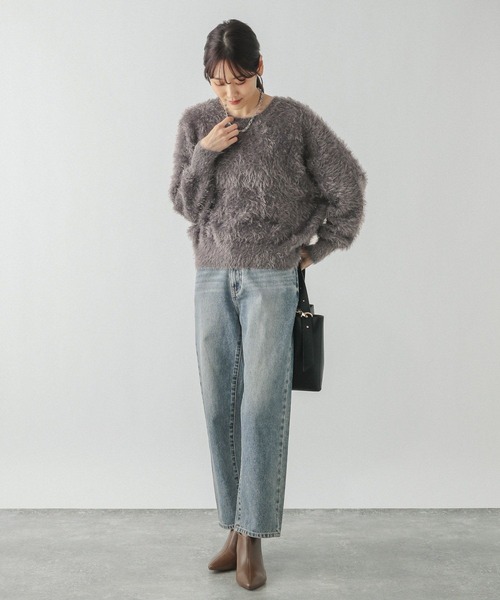 「GLOBAL WORK」 セットアップ LARGE モカ レディース_画像7