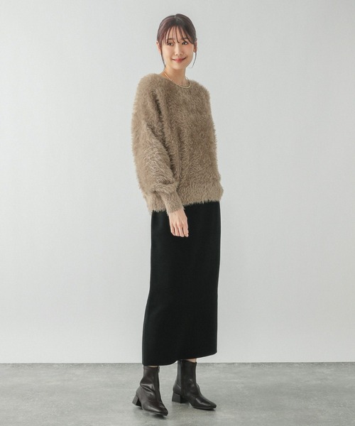 「GLOBAL WORK」 セットアップ LARGE モカ レディース_画像8
