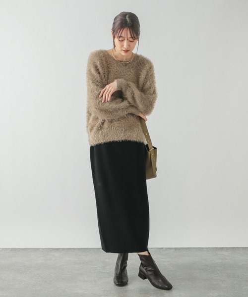 「GLOBAL WORK」 セットアップ LARGE モカ レディース_画像9