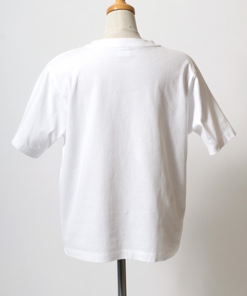 「Champion」 半袖Tシャツ M ホワイト レディース_画像4