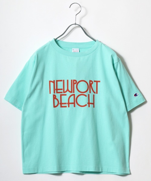 「Champion」 半袖Tシャツ M ホワイト レディース_画像6