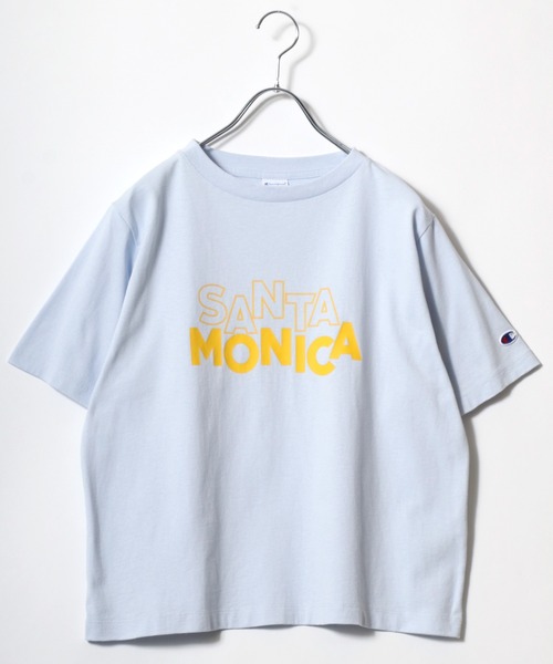 「Champion」 半袖Tシャツ M ホワイト レディース_画像9