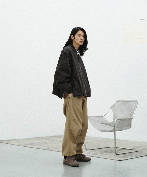 「WYM LIDNM」 パンツ S アッシュブラウン メンズ_画像2