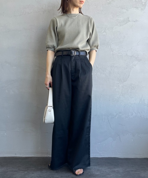 「AMERICANA」 半袖Tシャツ ONE SIZE オフホワイト レディース_画像2
