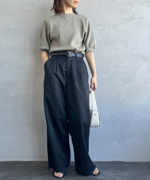 「AMERICANA」 半袖Tシャツ ONE SIZE オフホワイト レディース_画像5