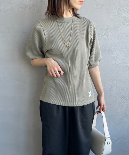 「AMERICANA」 半袖Tシャツ ONE SIZE オフホワイト レディース_画像7
