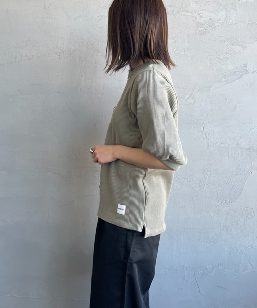 「AMERICANA」 半袖Tシャツ ONE SIZE オフホワイト レディース_画像8