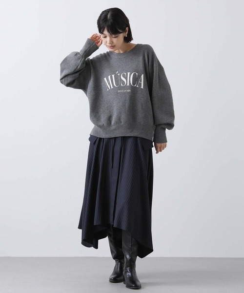 「margaux」 スカート FREE ネイビー レディース_画像3