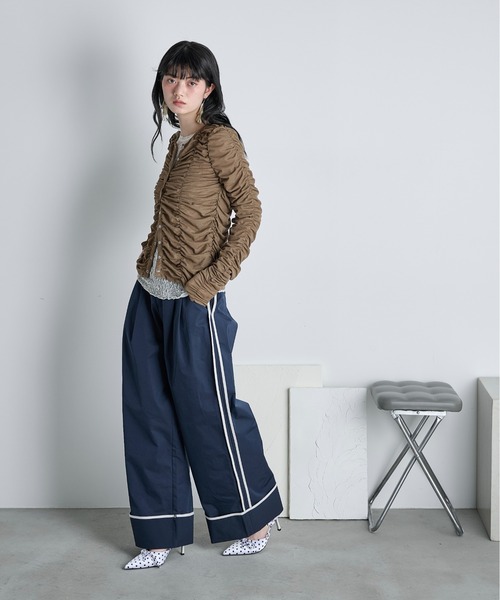 「THE YOn」 チノパンツ M ブラウン レディース_画像2