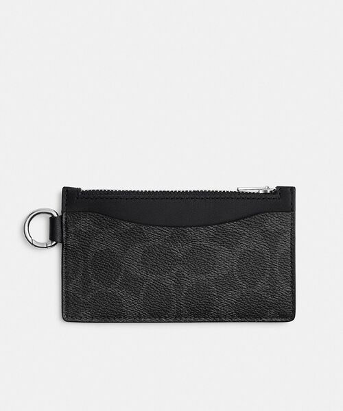 新作　新品　COACH　カードケース　ケース　メンズ COACH（コーチ） カードケース ジップ カード ケース・シグネチャー