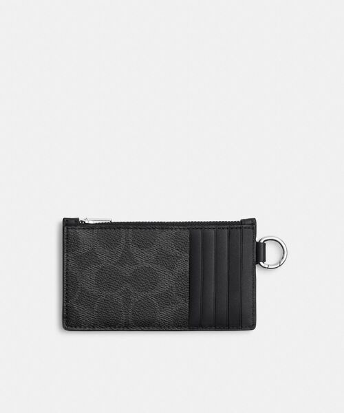COACH（コーチ） カードケース ジップ カード ケース・シグネチャー