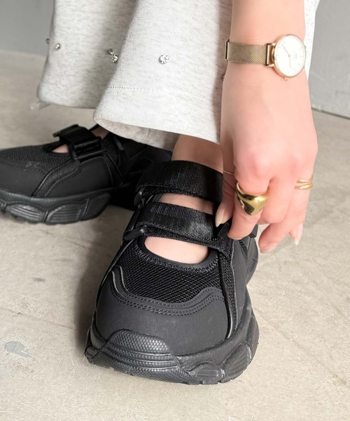 「Java」 ローカットスニーカー MEDIUM ブラック レディース (2/8)