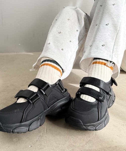 「Java」 ローカットスニーカー MEDIUM ブラック レディース (5/8)