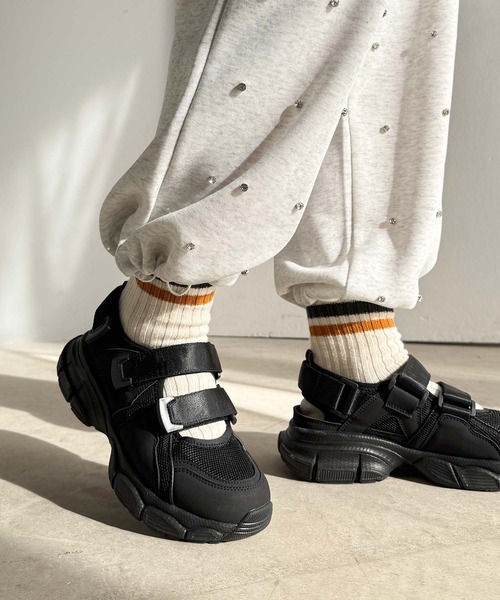 「Java」 ローカットスニーカー MEDIUM ブラック レディース (6/8)