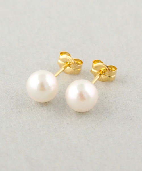ete Jouete K18 パールピアス Jouete（ジュエッテ） ピアス K18YG パール ピアス レディース