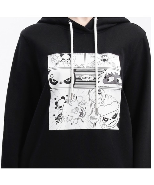 HIPANDA パーカー ハイパンダ レディース スノーパンダ漫画