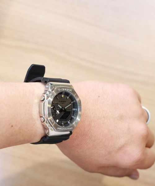 G-SHOCK 腕時計 メンズ メタルベゼル / オクタゴンベゼル GM-2100-1AJF