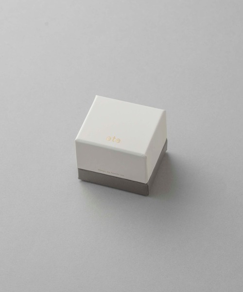 指輪 リング K18YG パーティクル ダブルライン リング レディースの画像