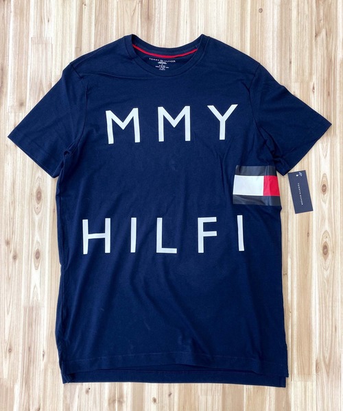TOMMY HILFIGER tシャツ ビッグロゴ クルーネックTシャツ メンズ