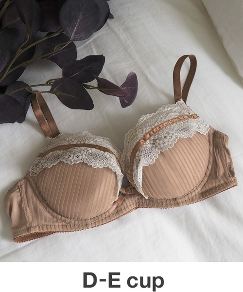 AMPHI(ワコール) ブラジャー AMPHI/チュールプリーツ×レース