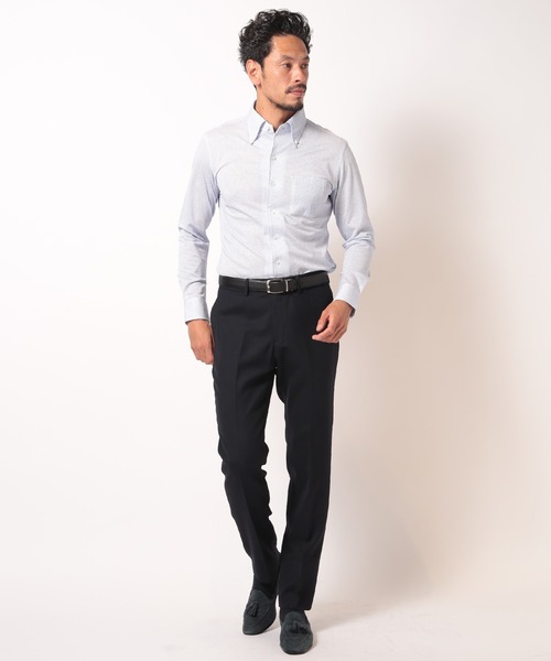スラックス 「ACTIVE TAILOR」ミックスヤーン/ホップサックスラックス「セットアップ・スリーピース対応」 メンズ
