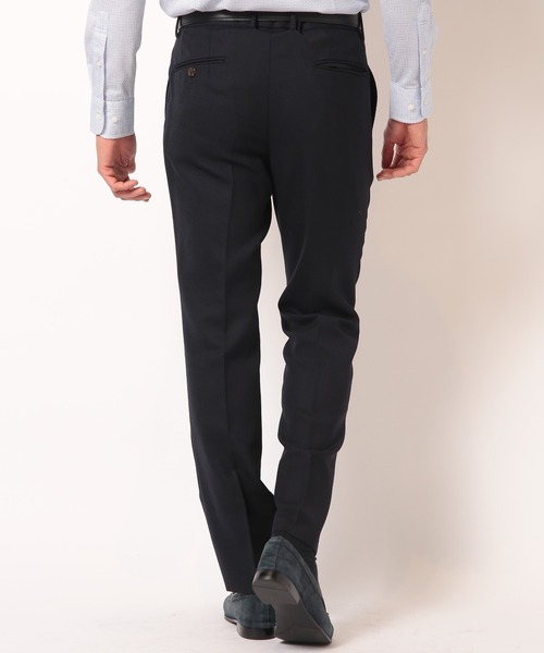 スラックス 「ACTIVE TAILOR」ミックスヤーン/ホップサックスラックス「セットアップ・スリーピース対応」 メンズ