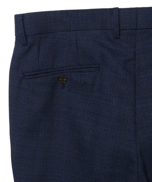 スラックス 「ACTIVE TAILOR」ミックスヤーン/ホップサックスラックス「セットアップ・スリーピース対応」 メンズ