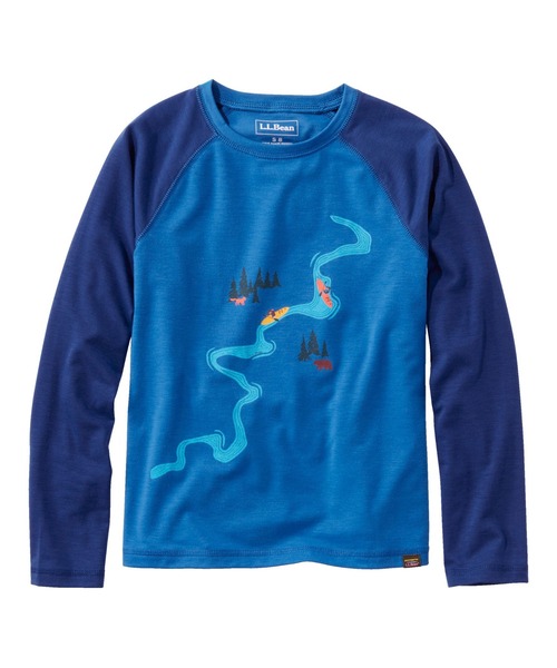 L.L.Bean（エルエルビーン） uvカット tシャツ キッズ エブリデイ