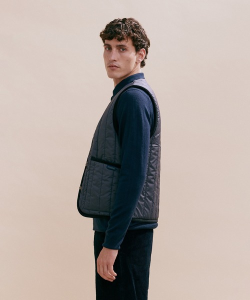 LAVENHAM（ラベンハム） ベスト ジレ VERTICAL QUILT DUBLIN MENS