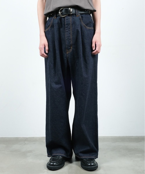 JieDa（ジエダ） ジーンズ WIDE ONE TUCK STRAIGHT DENIM メンズ