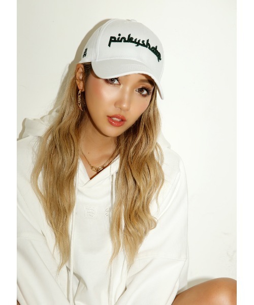 PINKY SHAKE キャップ 帽子 nexus logo cap レディース
