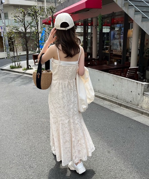 one after another NICE CLAUP ワンピース インナーと羽織で着