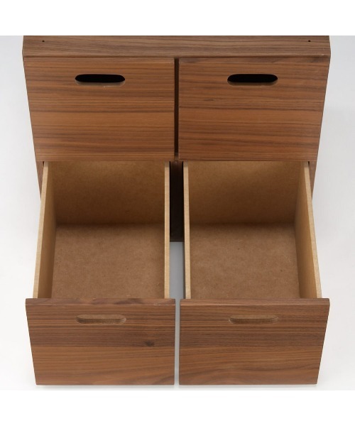 無印良品（MUJI） 家具 スタッキングチェスト・引出し・4個