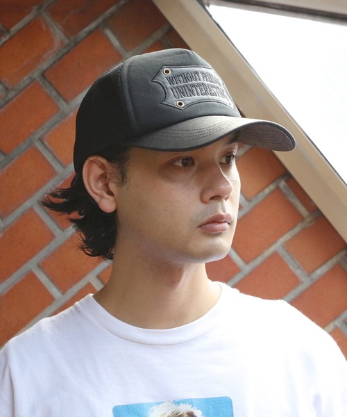 BICHERIE.]100%完全遮光 日本製 8パネルキャップ ストラップ付