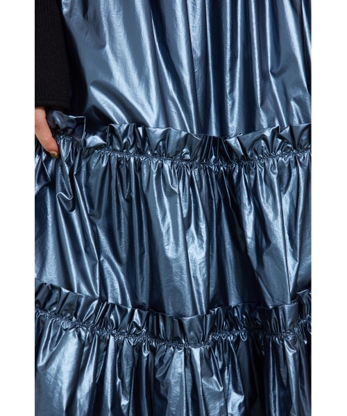 スカート シャイニーティアードスカート レディース : 76748074  