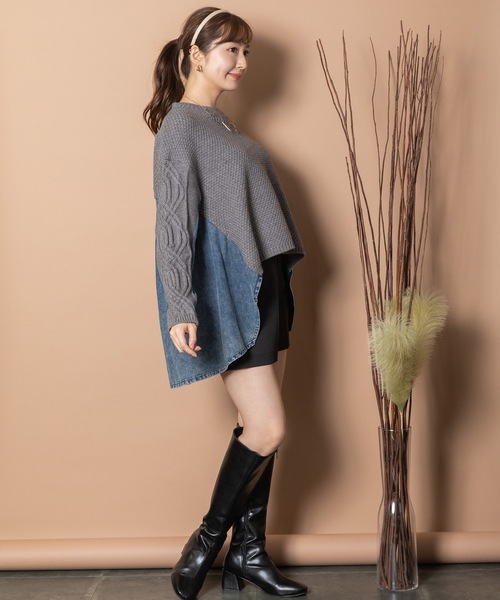 ニットドッキングシャツ grove｜ニットビスチェドッキングシャツ | Rakuten Fashion(楽天
