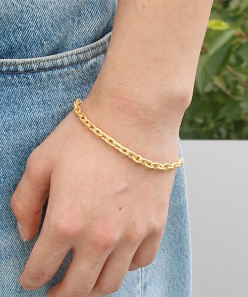 GILD ギルド /ブレスレット / G201-BR07 (SHORT) GILD（ギルド） ブレスレット ギルド / Morphing wide chain bracelet