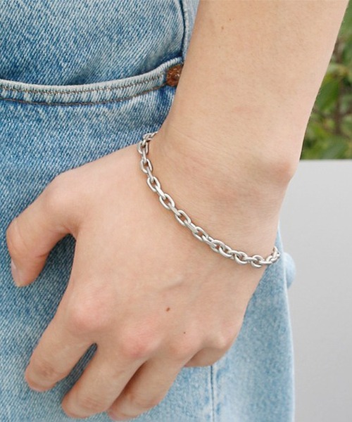 GILD ギルド /ブレスレット / G201-BR07 (SHORT) GILD（ギルド） ブレスレット ギルド / Morphing wide chain bracelet