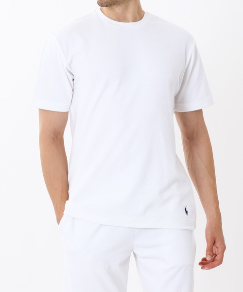 【POLO RALPH LAUREN】テリークロスクルーネックシャツ POLO RALPH LAUREN ルームウェア 「POLO LAUREN」テリークロス