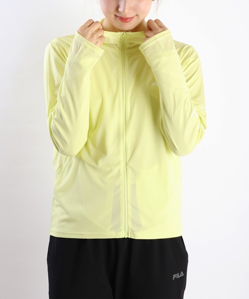 FILA ジャージ 接触冷感 軽量スムース 長袖 ジップパーカー 薄手
