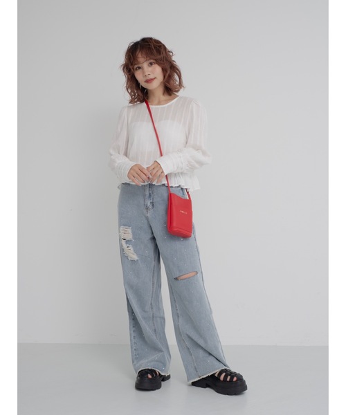 jumelle ジーンズ デニム デニムパンツ clash bijou denim pants