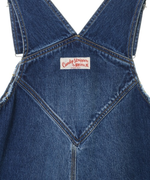 Candy Stripper サロペット オーバーオール DAMAGE DENIM