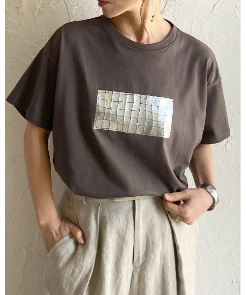 She's Closet tシャツ オーバーサイズヴィンテージロゴ半袖