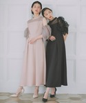ドレス 「洗える/マルチway」ギャザーシアー...の詳細画像2