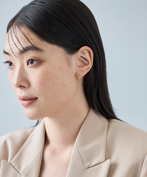 Jouete（ジュエッテ） ピアス K10YG フープピアス プランプ レディース