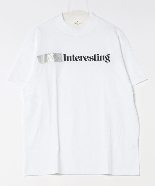 GENXDER（ノンジェンダー） tシャツ 「GENXDER」アルファベット