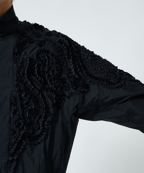 ジャケット・アウター taakk 24aw EMBROIDERY WIND BREAKER TAAKK/ターク】EMBROIDERY WIND BREAKER（ブルゾン）｜TAAKK