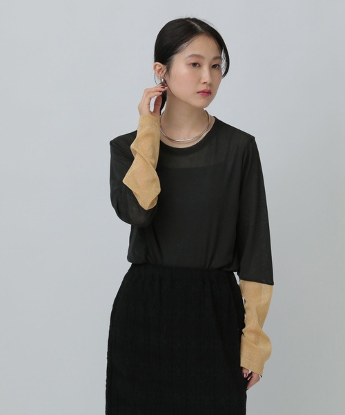 LEPSIM（レプシィム） tシャツ 「累計販売数5万枚突破」袖切り替えプル