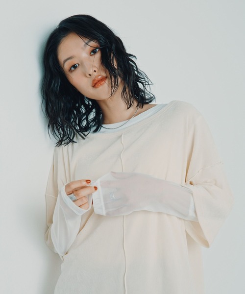 LEPSIM（レプシィム） tシャツ 「累計販売数5万枚突破」袖切り替えプル