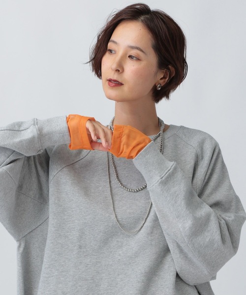 LEPSIM tシャツ 袖切り替えプルオーバー 140912 レディース